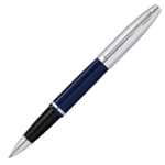 Черная ручка-роллер Cross Calais Selectip Blue Lacquer