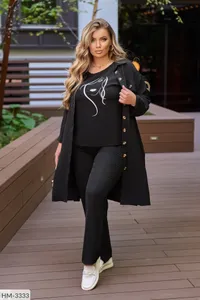 Костюм тройка FI-2783 Фабрика Моды