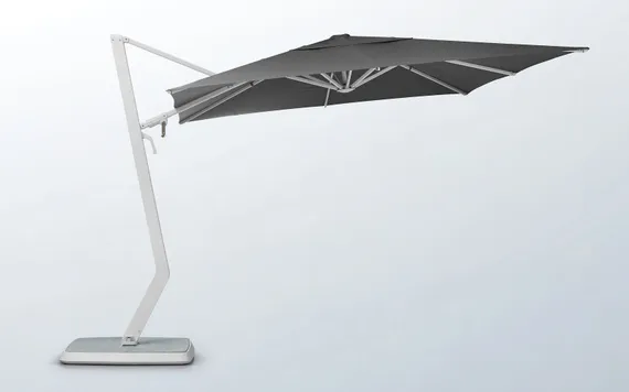 Зонт профессиональный Wing 3х3 м, тик, тортора. База и светильник в комплекте