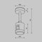 Крепление потолочное Maytoni Technical Accessories for tracks Flarity TRA156C-IPC1-BS