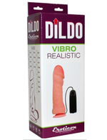 Реалистичный вибратор с огромной головкой UltraSkin Vibro Realistic (Цвет: телесный)