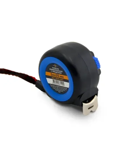 Рулетка строительная с автостопом 5 м x 25 мм, Инструмент №1