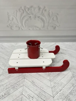 Подставка для натуральных елок Санки деревянные 54,5х31х24 см., Christmas DeLuxe (89822)