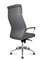 Кресло офисное Норден / Мадрид / Madrid  / алюминиевая  база / серая экокожа