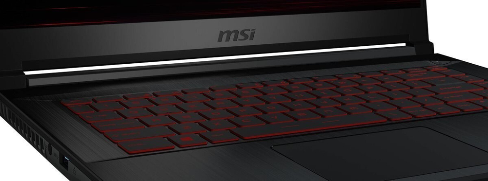 Ноутбук MSI GF63 Thin 10SC-427XRU (9S7-16R512-427) 15.6;(1920x1080)IPS/ i5-10500H(2.5ГГц)/ 8Гб/ 512Gb SSD/ GeForce GTX 1650 4Гб/ нет DVD/ Без ОС/ Черный