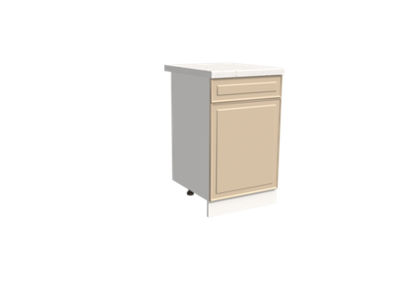 Кухня Модуль ШН1Я 500 Белый / Антично-бежевый