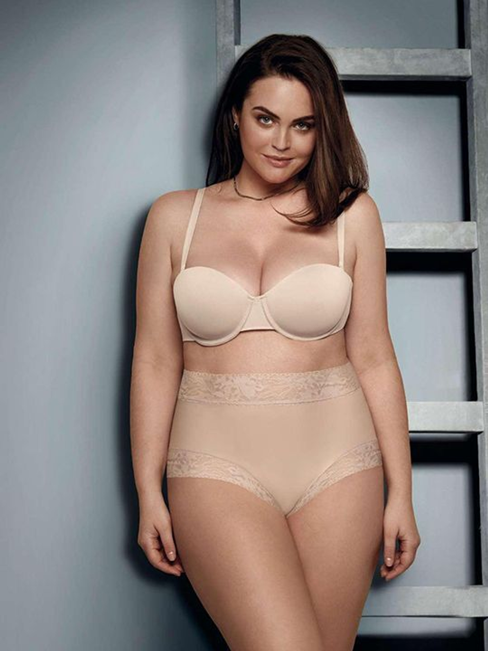 Трусики-слипы с высокой линией талии Soft lace (Размер: L) (Цвет: черный)