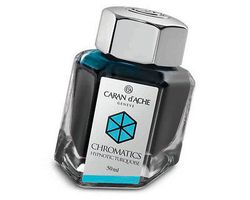 Флакон с чернилами Carandache CHROMATICS Hypnotic Turquoise 50мл (8011.191)