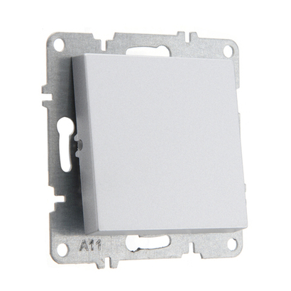 Выключатель 1-клавишный перекрестный ARVIA Electric, металлик 50032000214