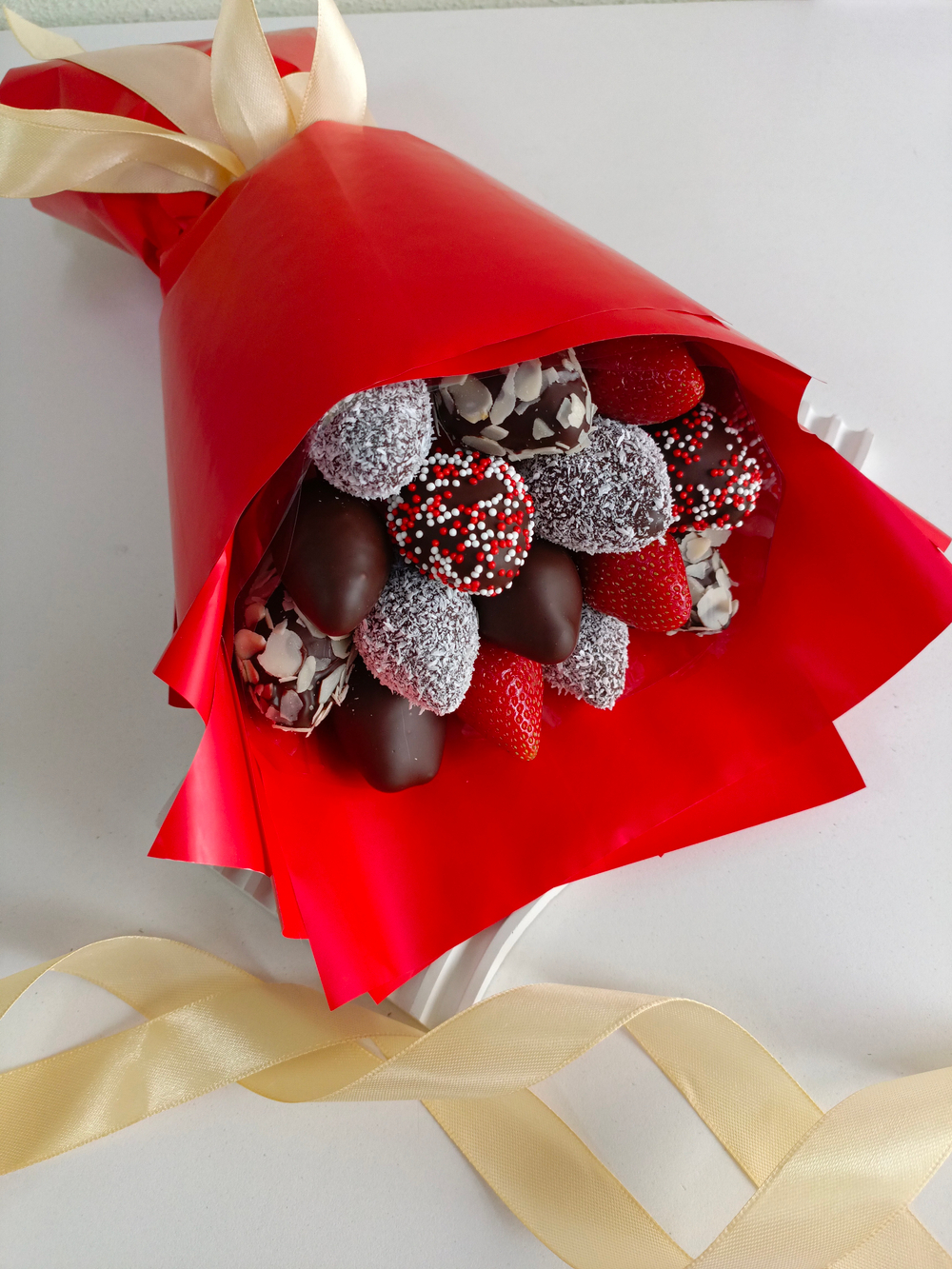 Букет из клубники в шоколаде " Желанный"
