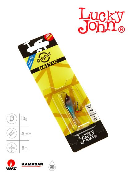 Балансир Lucky John BALTIC 4 с тр. 40мм/121 блистер