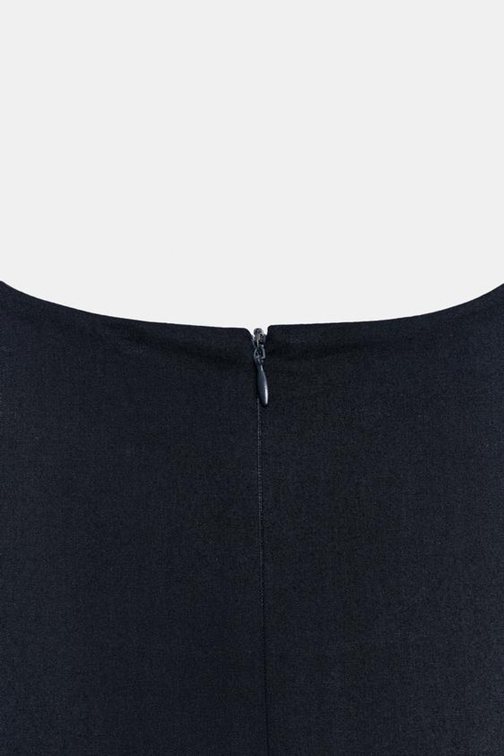 ZARA ПЛАТЬЕ МИДИ ИЗ ПОПЛИНА — ZW COLLECTION, МОРСКОЙ СИНИЙ