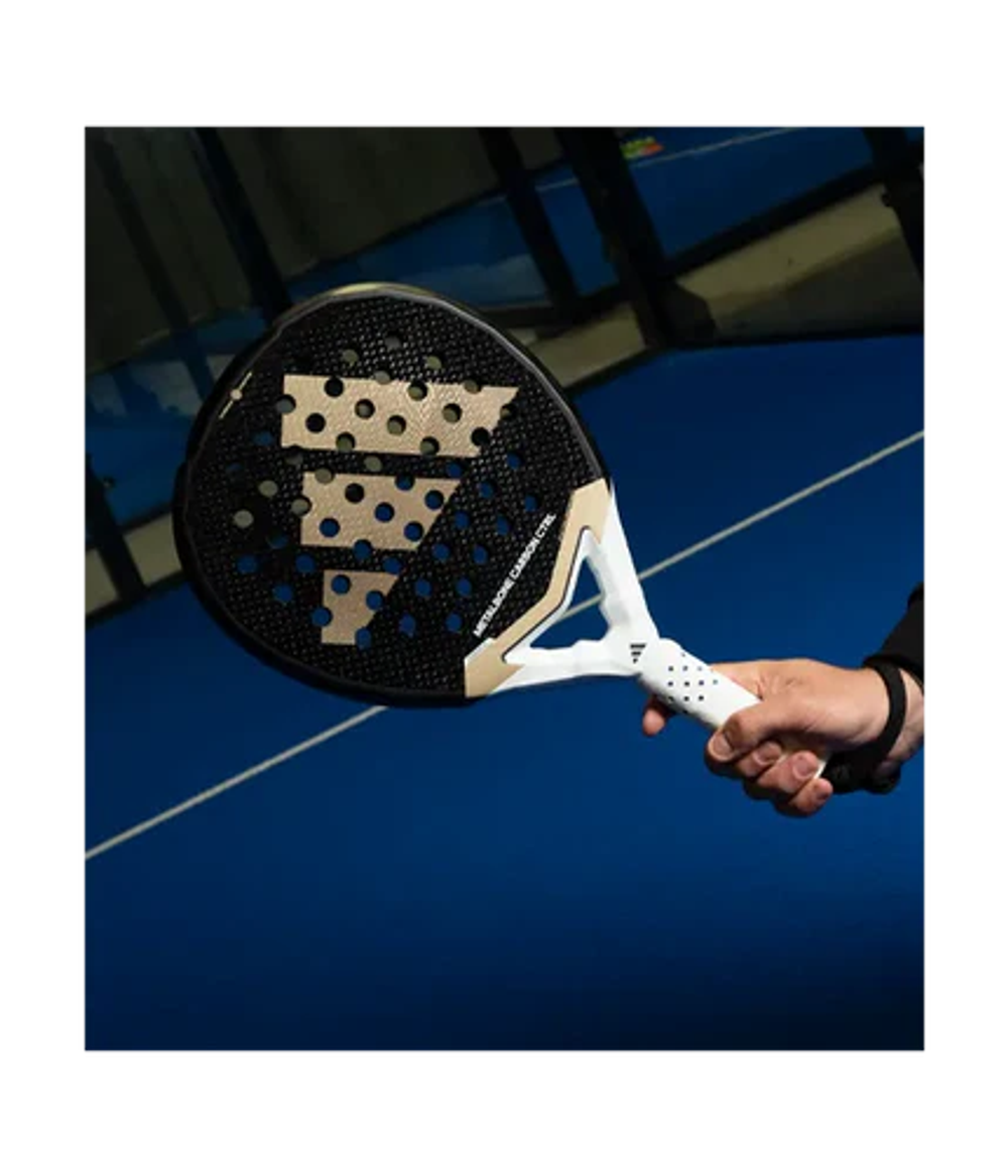 Ракетка для падел Adidas Metalbone Carbon CTRL 3.4 коричнево-чёрная 2025