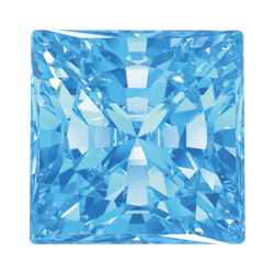 Фианит Каре принцесса от 1.5 до 7.00 мм