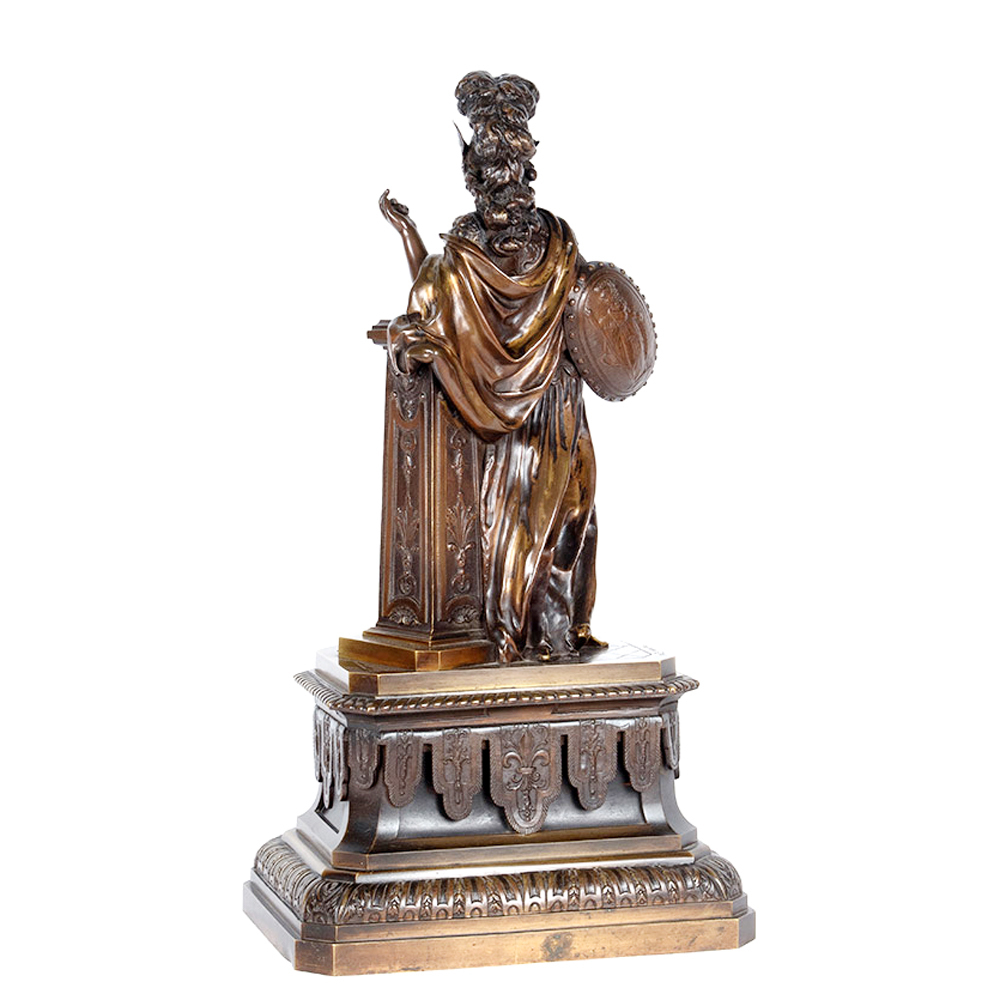 Моро Огюст (Auguste Moreau). Минерва. Бронза. Нач. ХХ в.