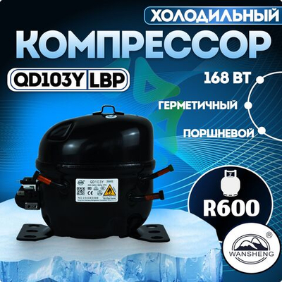 Компрессор холодильный QD103Y LBP 168 Вт R600