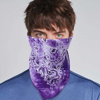 Бандана Тай-дай фиолетовая