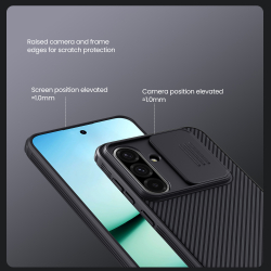 Усиленный защитный чехол с защитной шторкой для камеры от Nillkin на Samsung Galaxy A36 5G, серия CamShield Pro Case