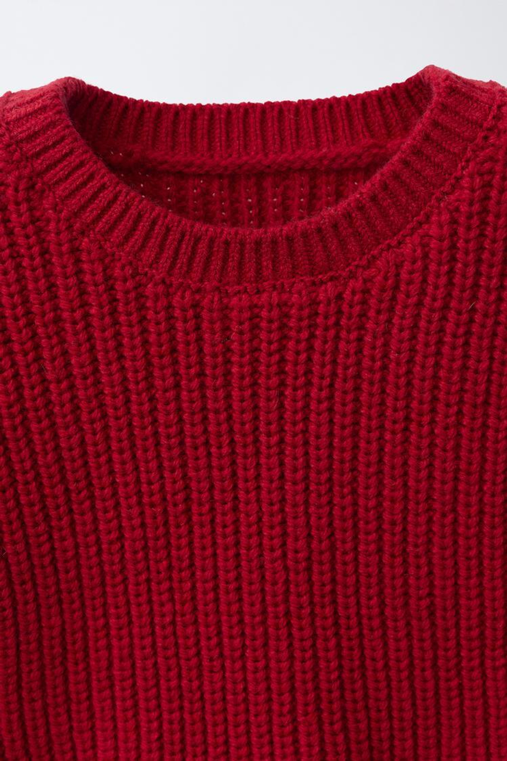 ZARA ВЯЗАНЫЙ ЖИЛЕТ ИЗ ШЕРСТИ С ВЫШИТОЙ РУБАШКОЙ, ТЕМНО-РОЗОВЫЙ