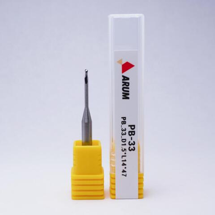 Фреза для PMMA пластика D1.5*L14*47