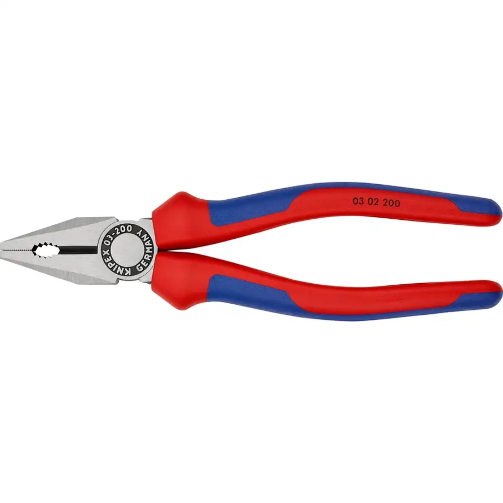 Плоскогубцы комбинированные черненые 200 мм Knipex 03 02 200