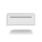 Тумба прикроватная подвесная ROYAL 5200 эко (Белый-р.черная)