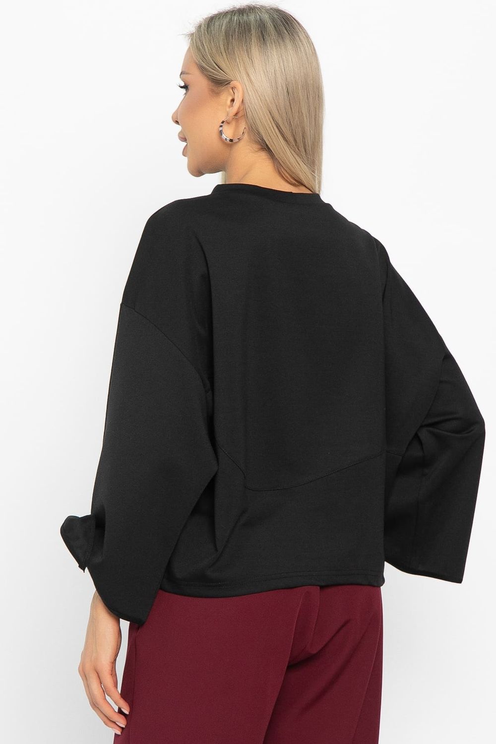 Джемпер с завязками Твист (черный) Б14866-10М LT Collection