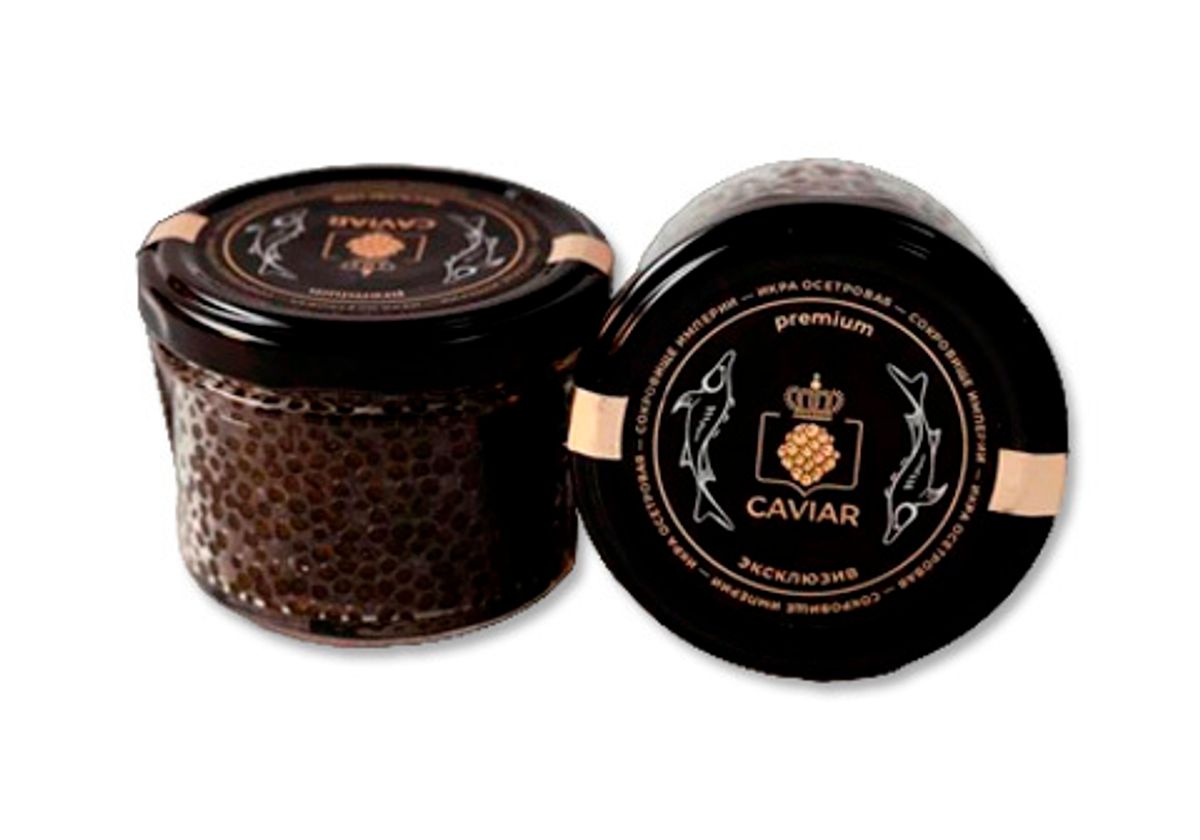 Икра черная Русского осетра "CAVIAR", 100г