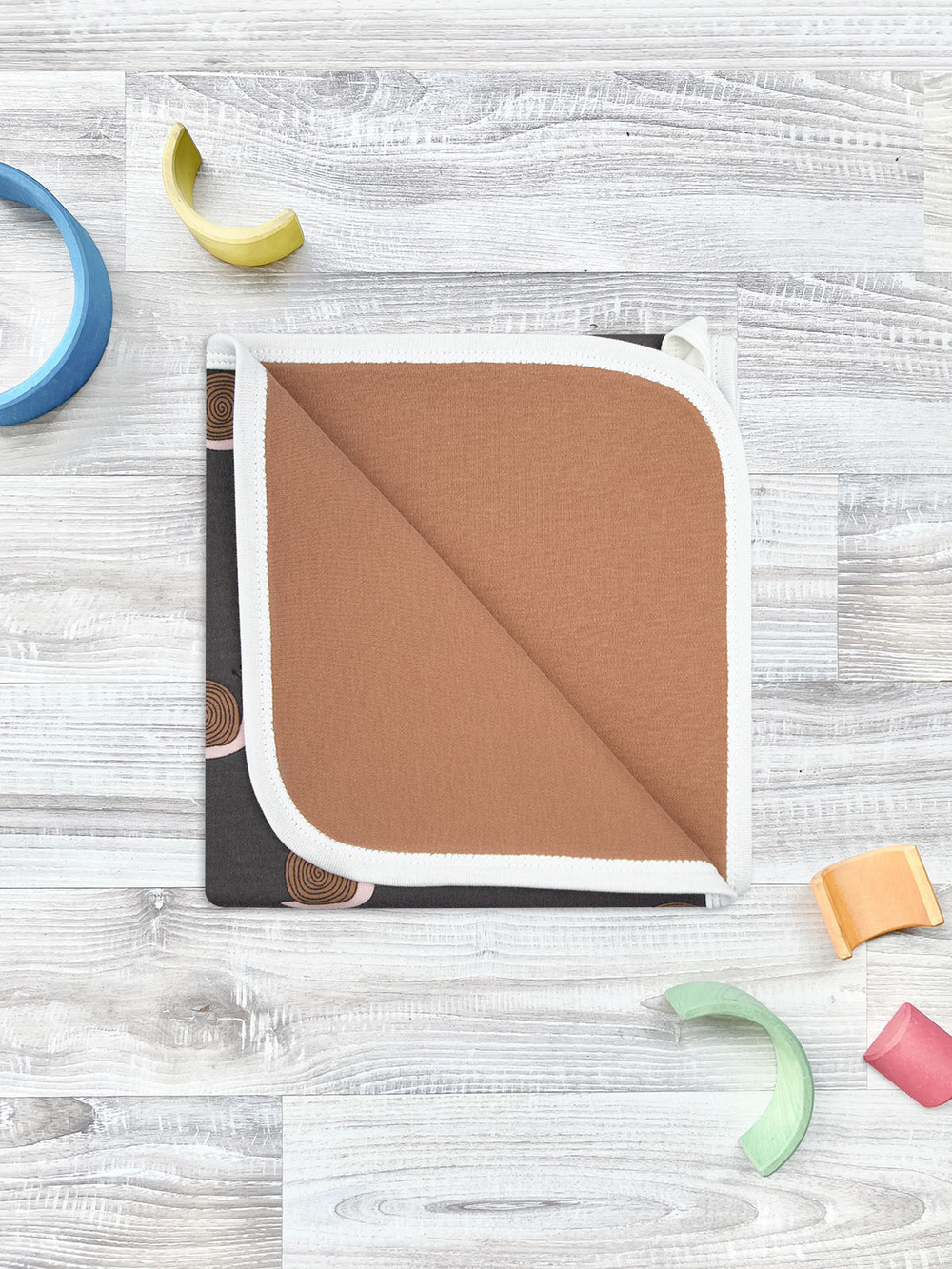 Двусторонний плед Mjölk Улитки