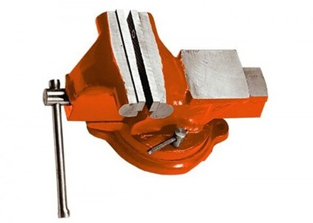 Тиски слесарные Sparta 150мм поворотные с наковальней