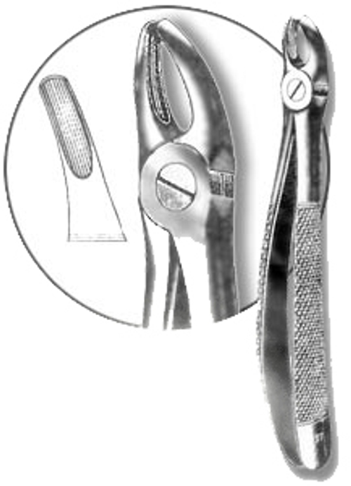 Щипцы для удаления клыков и премоляров верхней челюсти 7 ВР-Щ-171