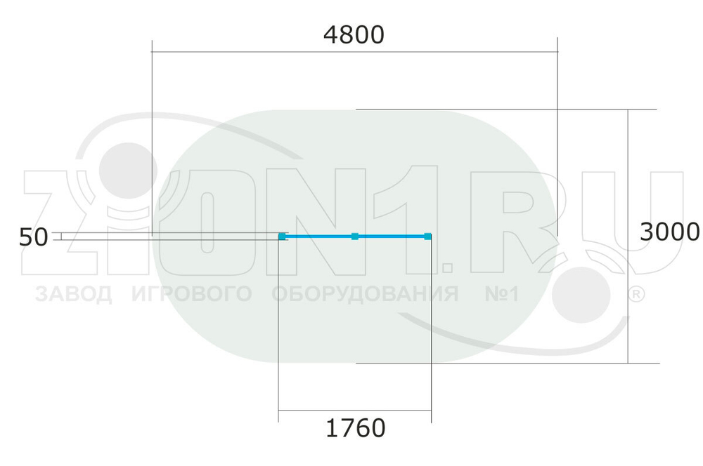 Шведская стенка Школьник СЭ004 для спортивной площадки