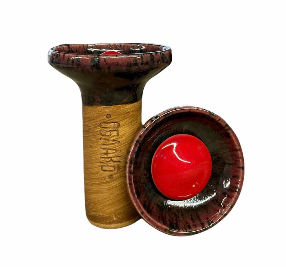 Oblako Flow Red on Burgundy/Black Marble