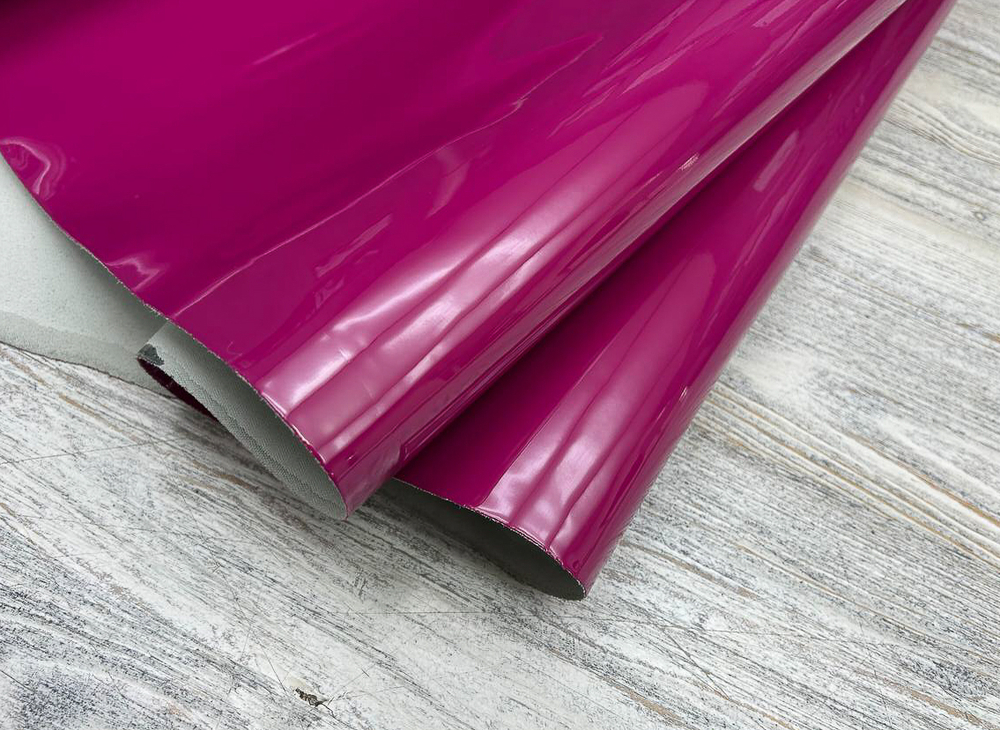 Лаковая кожа для сумок Vernissage Deep Fuxia