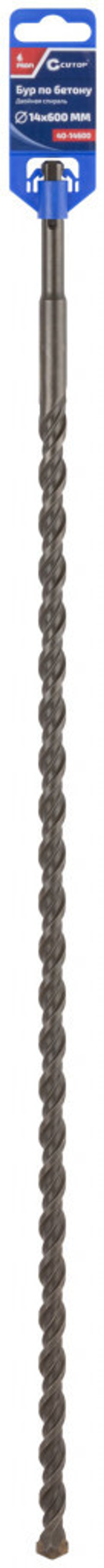 40-14600 Бур по бетону CUTOP Profi, двойная резьба, sds-plus, 14х600 мм