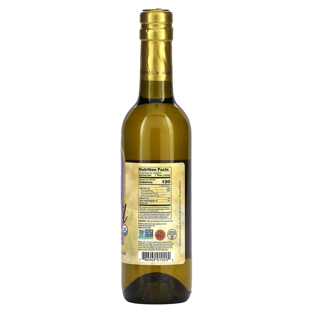 Napa Valley Naturals, Органическое оливковое масло высшего качества, 375 мл (12,7 жидк. унц.)