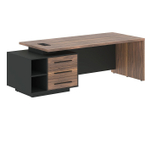 Стол руководителя с тумбой тип 2 VELION VENEER