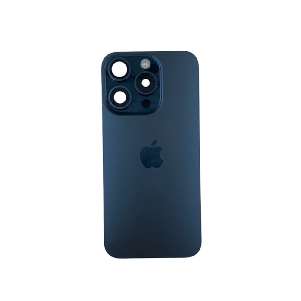 Задняя крышка для Apple iPhone 15 Pro (Снятый) Синий Титан - OR