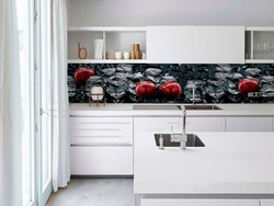 Кухонный фартук Вишня на льду 2000х600 мм