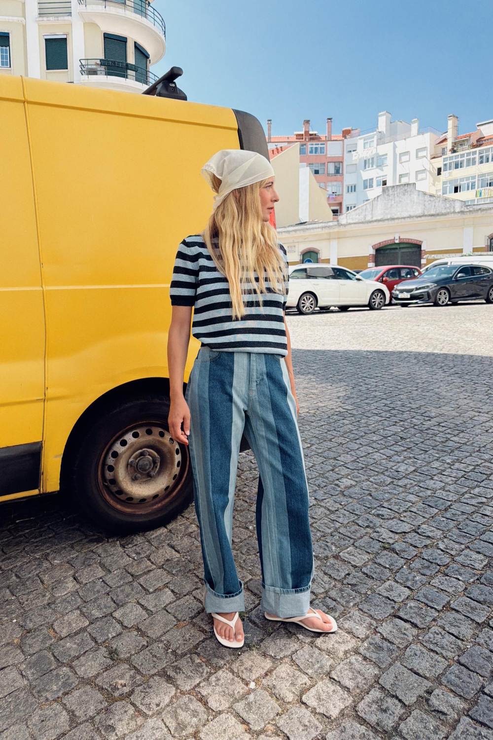 ZARA ТРИКОТАЖНЫЙ ТОП С КОРОТКИМИ РУКАВАМИ, МОРСКОЙ СИНИЙ
