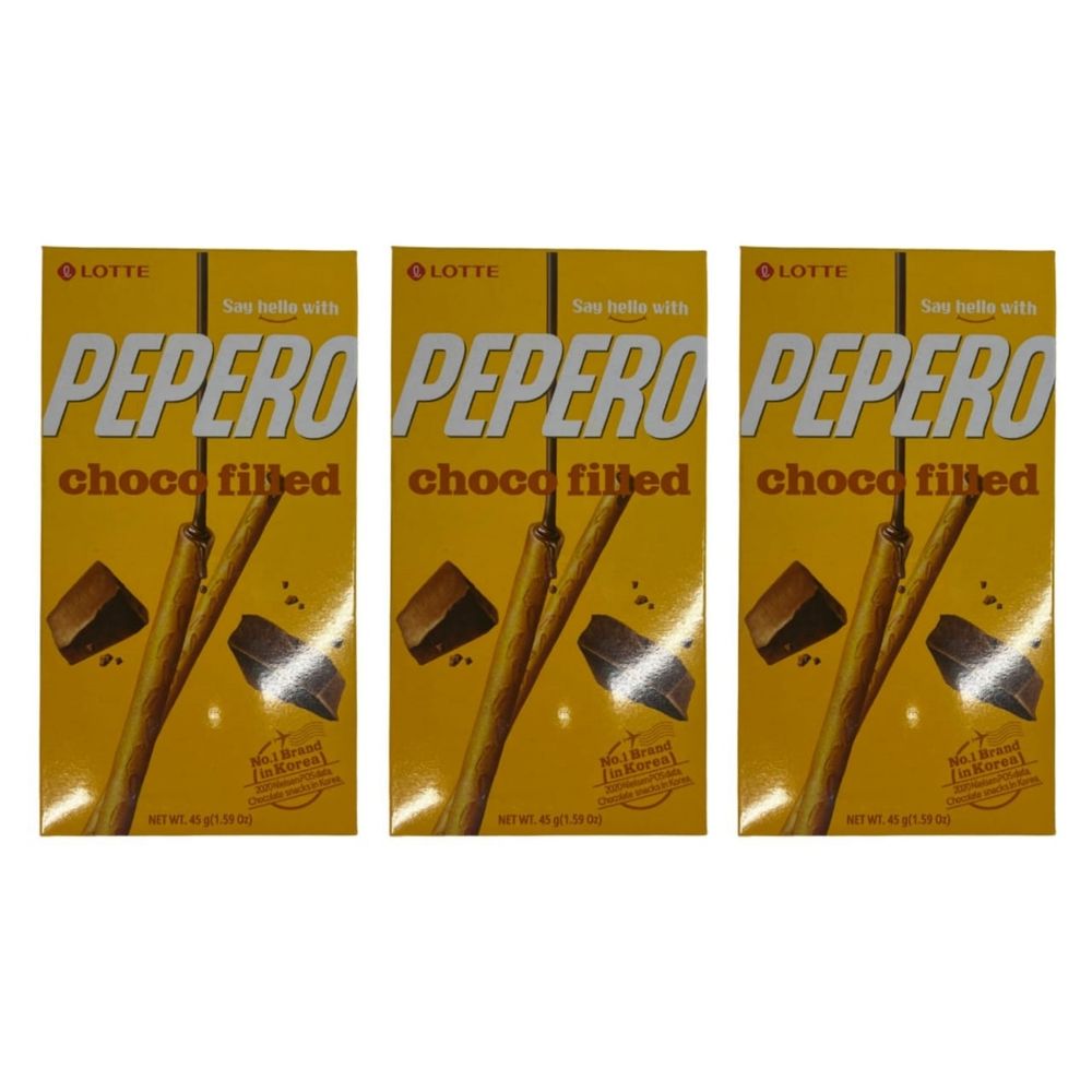 Соломка шоколадная Lotte Pepero Choco filled 45 г