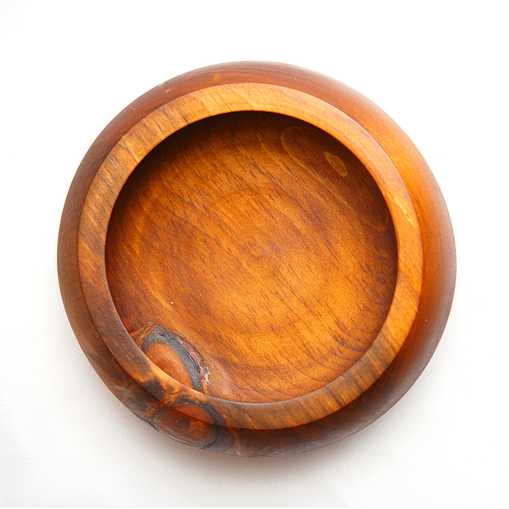 Деревянная глубокая тарелка-чаша Art of Siberia из древесины кедра T57