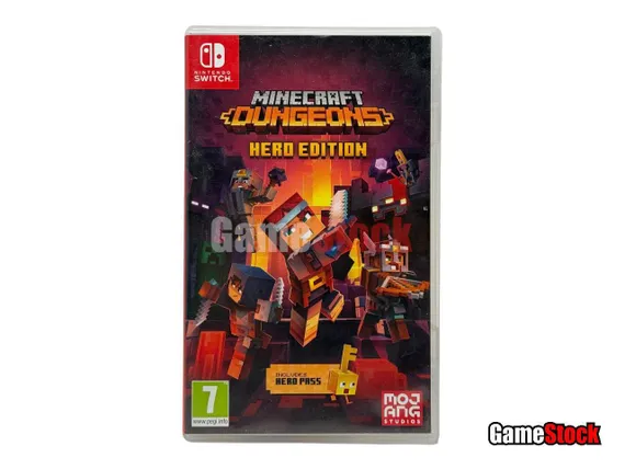 Minecraft Dungeons Hero Edition (Nintendo Switch, Русские субтитры, Б/У)