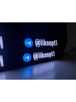 LED рамка под госномер для авто. С индивидуальным дизайном.