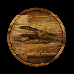 Блюдо в стиле лофт большое "История авиации"