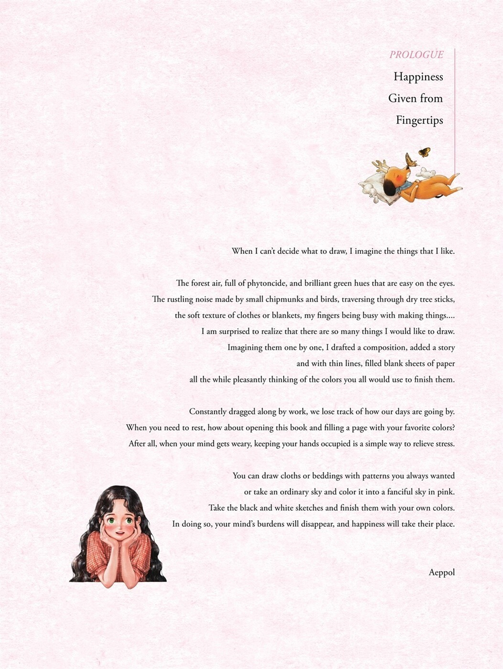 Forest Girl's 3. Colouring Book