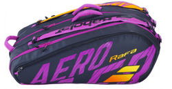 Сумка теннисная Babolat Pure Aero RAFA x12 - black/orange/purple