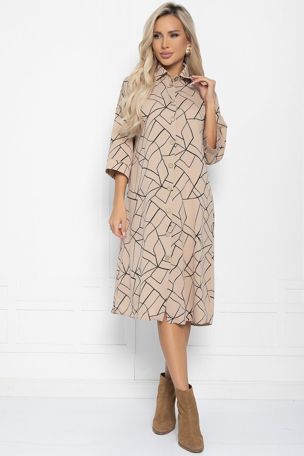 Платье Кэсси (бежевое) П11215 LT Collection