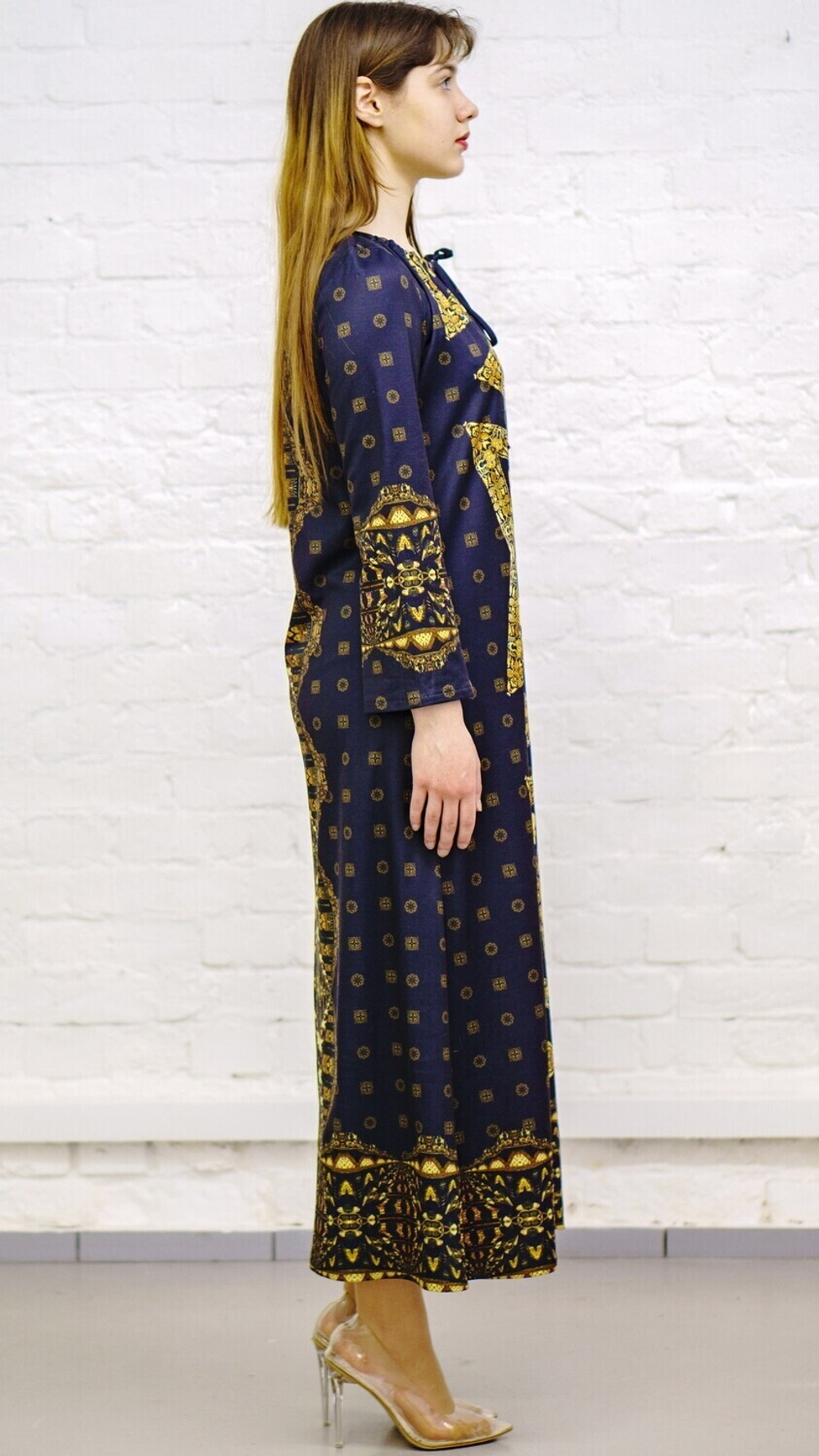 Платье "Византия", по мотивам русского золотного шитья в церковных одеяниях