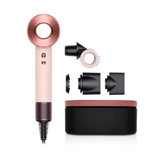 Фен Dyson Supersonic HD15, розовый/розовое золото (Ceramic pink/Rose gold) c кейсом
